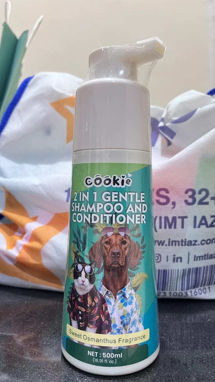 Cookie 2in1 Gentle Shampoo & Conditioner 500ml